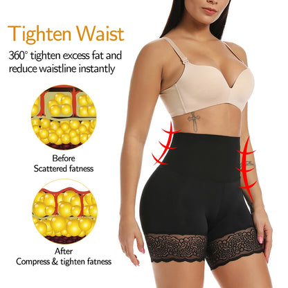 Waist Trainer Tummy Control Shorts High Waist Slimming Panties Body Shaper Women Short Pants Under Skirt Butt Lifter Boxer Brief