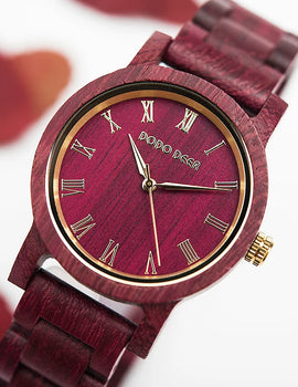 Watches for Women Luxury Casual Quartz Wristwatch Ladies Female Waterproof Party Mother's Day Gift Green sandalwood