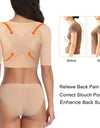 Back Support Upper Arm Shaper Post Surgical Slimming Underwear Compression Sleeves Posture Corrector Tops Shapewear for Women
