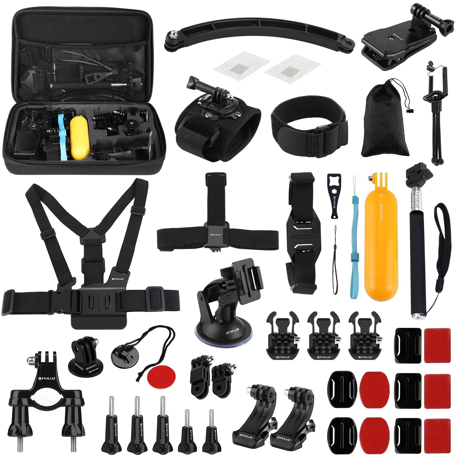50 in 1 Action Camera Accessories Kits for GoPro/ Insta360/ DJI and Other Action Sport Cameras