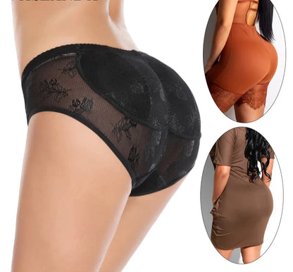 Women Shaper Butt Padded Panty Booty Lifter Hip Enhancer Shapewear Padding Briefs Fake Pads Underpants Push Up Underwear