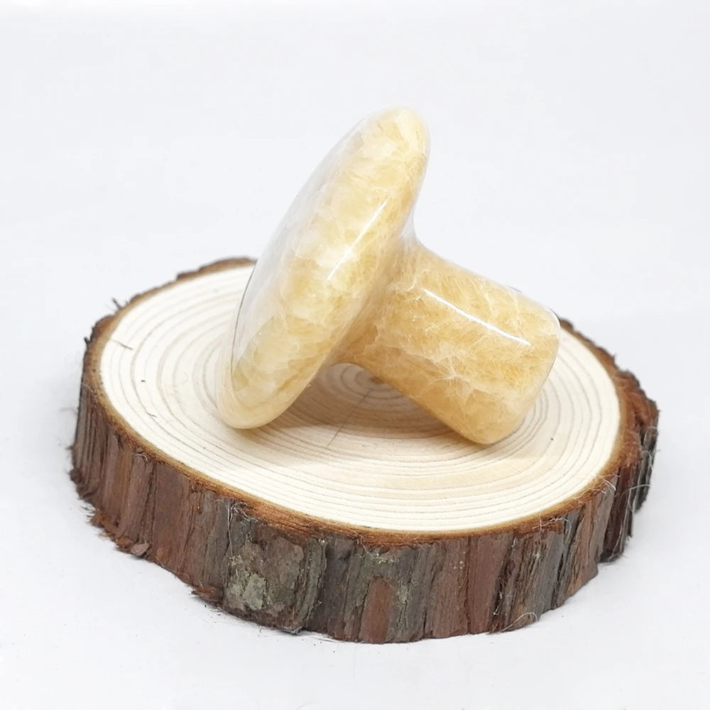 5.5x4cm Rose Quartz Mushroom Massage Stone Crystal Jade GUASHA Facial Body Foot Thin Anti-wrinkle Relaxation Beauty Health Care