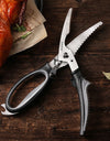 Stainless Steel  Kitchen Scissors Shears Tool Barbecue Kitchen Supplies Bottle Opener Bone Cutter Cooking Tool