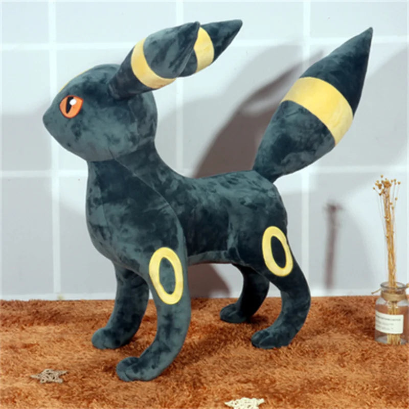 New Japan Cartoon pokemon Characters Large Umbreon 60cm Plush toy High Quality Stuffed Animals doll Children's Birthday Gifts