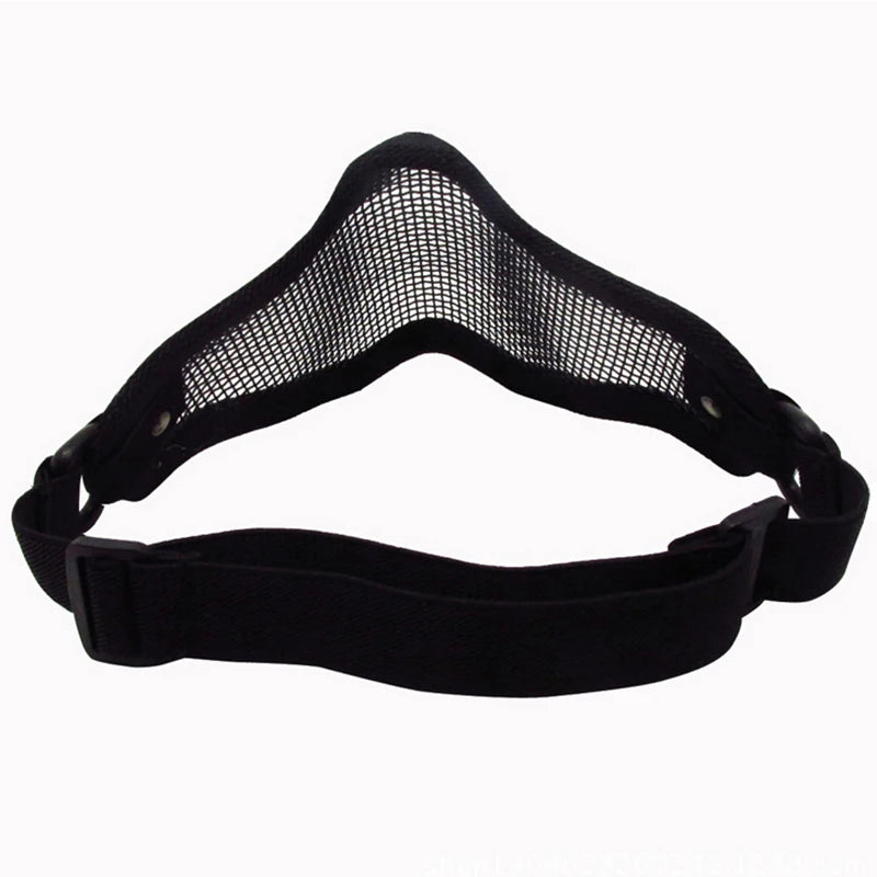 Tactical Airsoft Mask Outdoor Hunting Metal Wire Mesh Protective Mask BB  Shooting Paintball Accessories