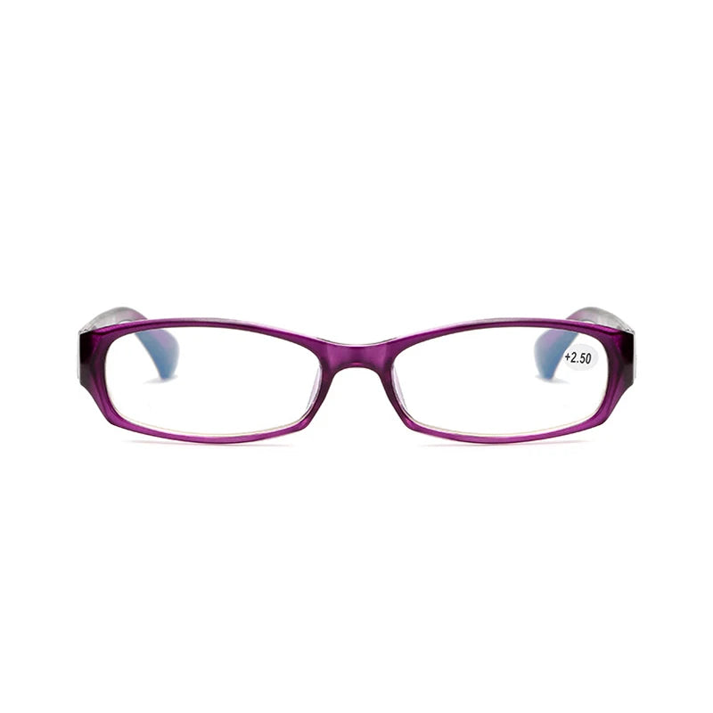 Reading Glasses Anti Blue Light Magnifying Presbyopia Women Ladies Square Anti Blue Ray Presbyopic Glasses +1.0 to 4.0