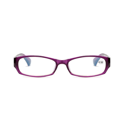 Reading Glasses Anti Blue Light Magnifying Presbyopia Women Ladies Square Anti Blue Ray Presbyopic Glasses +1.0 to 4.0