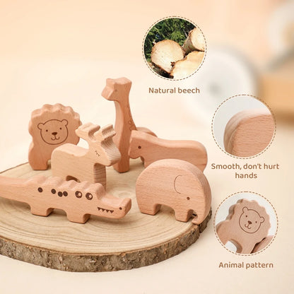 Montessori Wooden Toys for Baby Stars Moon Balance Blocks Board Games Educational Toys Children Stacking High Blocks Constructor