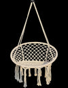 Nordic Style Hammock Chair Tassels Dreamy Round Hanging Chair Cotton Rope Macrame Swing Chairs