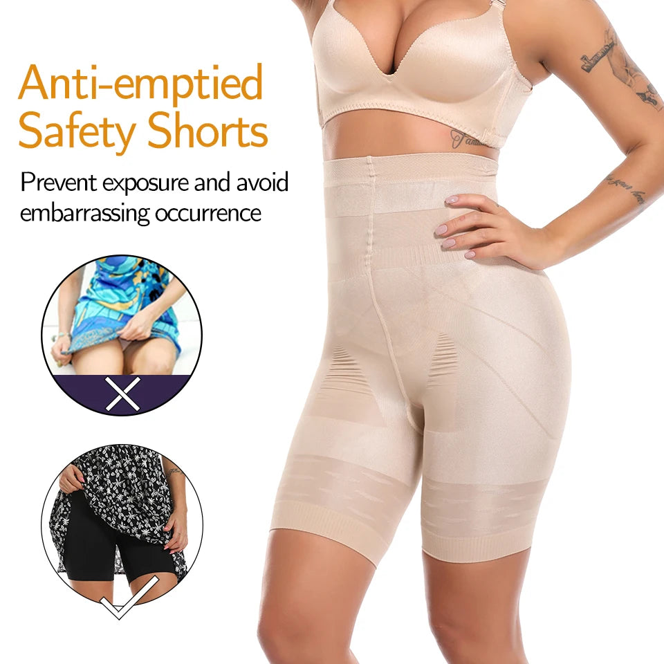 Women Body Shaper High Waist Tummy Control Panties Butt Lifter Shorts Thigh Slim Shapewear Slimming Underwear Short Pants