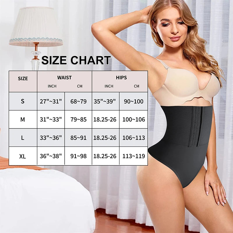 Tummy Control Panties for Shapewear Butt Lifter Thong High Waist Trainer Corset Slimming Body Shaper Underwear