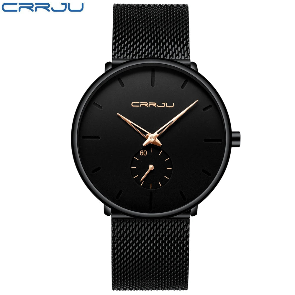 Fashion Blue Men Watch Top Luxury Brand Minimalist Ultra-thin Quartz Watch Casual Waterproof Clock Relogio Masculino
