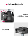 Metal Tripod With Arca Swiss Quick Release Plate Clamp Quick For DSLR SLR Camera Smartphone Live Tripod