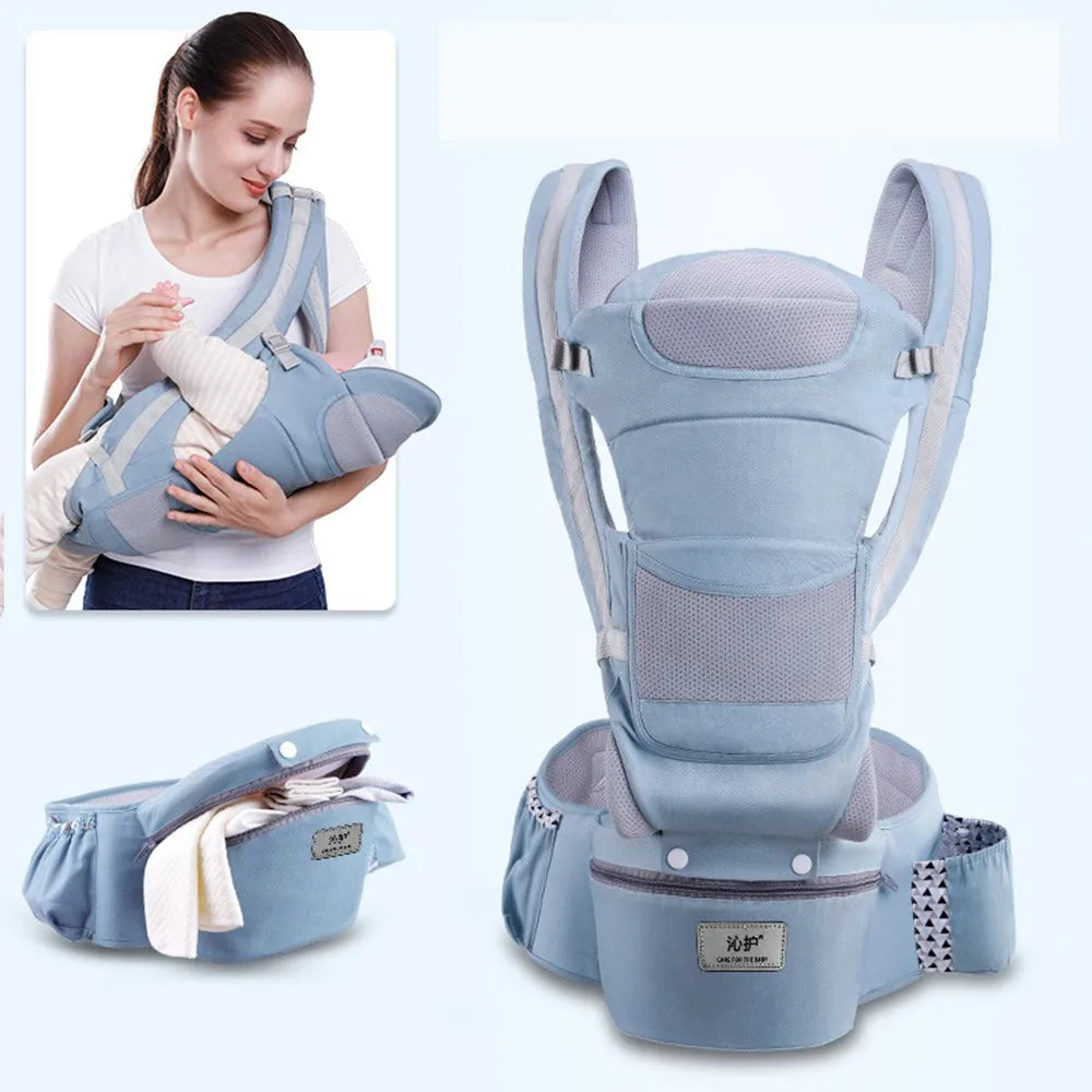 Carrier Waist Stool With Storage Bag Kangaroo Shoulder Swaddle Sling   Wrap Ergonomic Backpack Hipseat