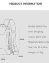 Waterproof Multifunction Carbon Fiber Pattern Crossbody Bag USB Sling Shoulder Bags Messenger Chest Bag Pack