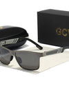 Men Polarized Sunglasses Aluminum Magnesium Sun Glasses Driving Glasses Rectangle Shades