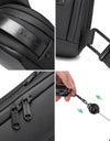 Multifunction USB Crossbody Bag Shoulder Bag Man TPU Waterproof Travel Sling Messenger Pack Chest Bag