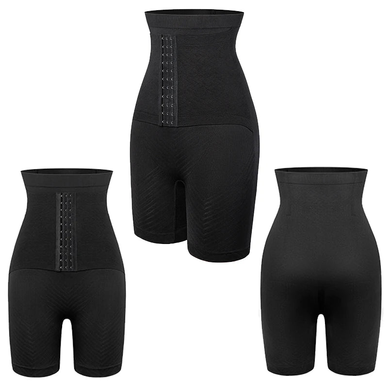 Women Shapewear High Waist Trainer Tummy Control Shorts Slimming Body Shaper Butt Lifter Boyshorts Corrective Underwear