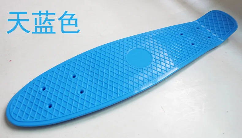 22'' Fish Skateboard Deck Mini Cruiser Board  Scooter Skate Boards Penny Board Single Rocker Skate Deck Ice Cream Deck