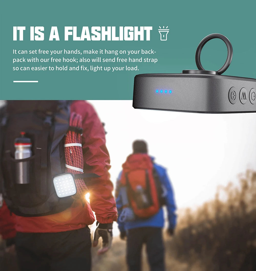 500 Lumen Rechargeable Camping Lantern With Power Bank