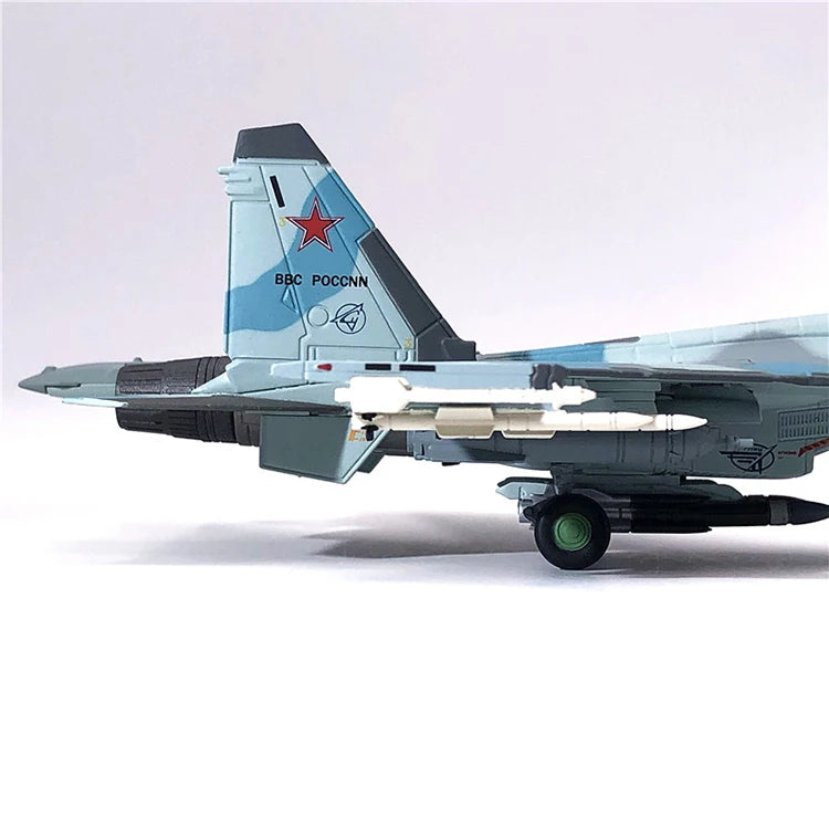 Russian Air Force Su-35 Fighter Aircraft Model