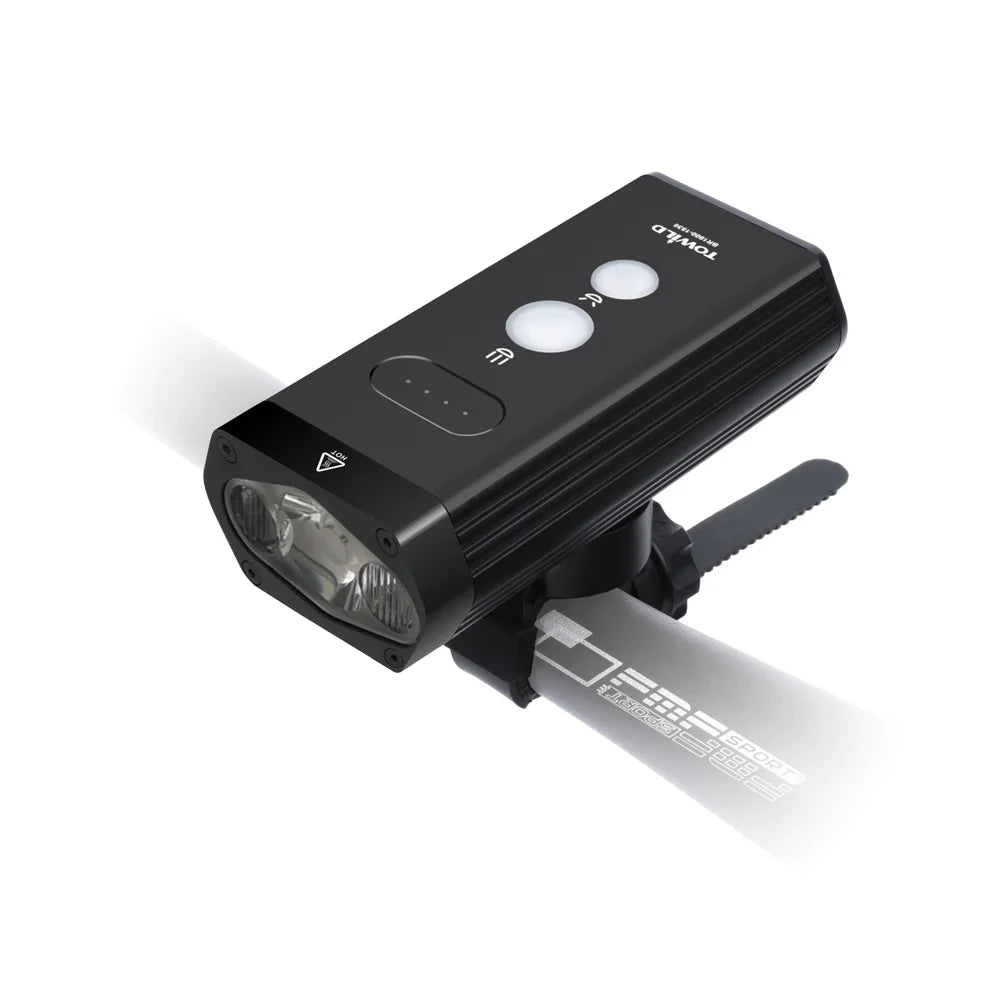 BR1200/2000 Professional Bicycle Light Power Bank Waterproof USB Rechargeable Light Flashlight accessories