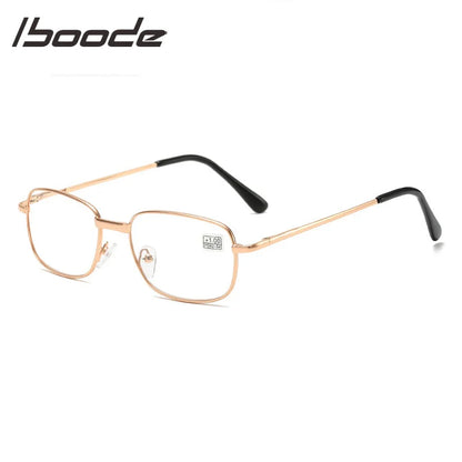 Reading Glasses Oval Metal Clear Lens Men Women Presbyopia Glasses Optical Spectacle Eyewear Prescription +1.0 To 3.5