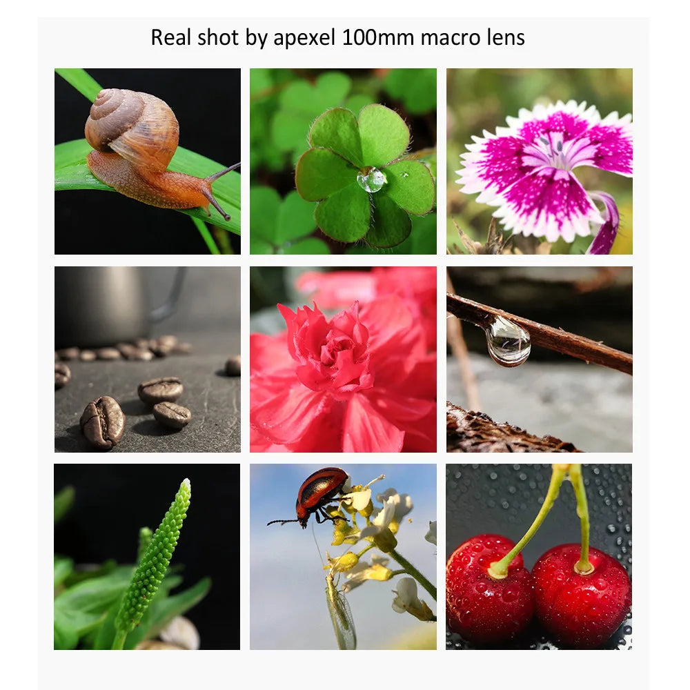 100mm Macro Smartphone Camera Lens with Universal Clip