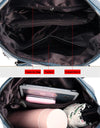 Leather Backpack Women Shoulder Bags Multi function Travel Backpack School Bags Bagpack