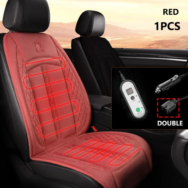 12V 24V Heated Car Seat Cover Universal Winter Electric Heating Cushion