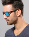 Polarized Square Metal Frame Male Sun Glasses fishing Driving Sunglasses