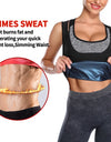 Women Sauna Sweat Vest Polymer Waist Trainer Weight Loss  Shapewear Tummy Slimming Sheath Workout Body Shaper Corset Fitness Top
