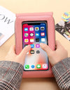 Luxury Designer Bag Soft Leather Wallet Touch Screen Cell Phone Purse Fashion Crossbody Shoulder Bag