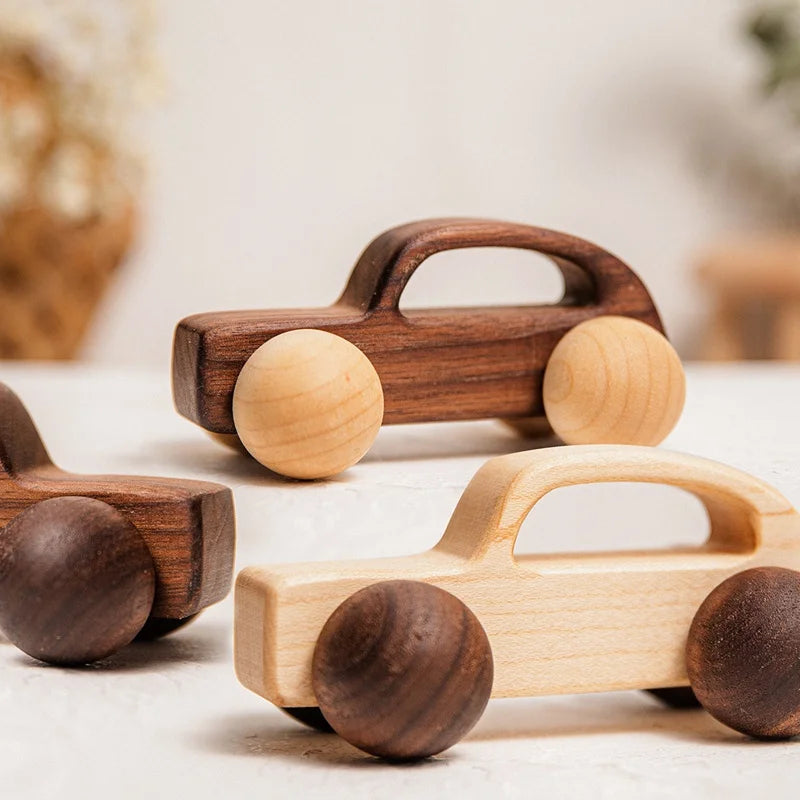 Wooden Child Block For Babies BPA Free Organic Beech Animal Shape Baby Toy Car Montessori Toys Brain Game Handmade Crafts Gifts