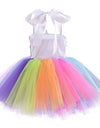 Girl Unicorn Dresses for Girls Tutu Princess Party Dresses with LED Lights Flower Birthday Party Cosplay Costume Girls Clothing