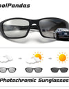 Photochromic Polarized Chameleon Sunglasses for Men Outdoor Sports Driving