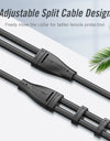 Audio Splitter Jack 3.5 Cable Male to Female Double Jack for Laptop Speaker Headphone Splitter Aux Cable 3 5 Jack Cable
