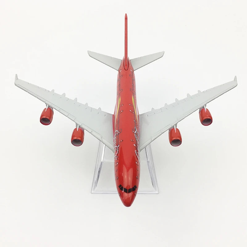 16CM COLA Airlines Airbus A380 Aircraft Model