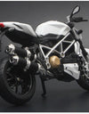 1/12 Streetfighter Alloy Sports Motorcycles Model Diecast Simulation Metal Racing Street Motorcycles Model Sound Light Gift