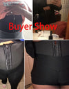 Latex Corset Body Shaper Waist Trainer Cincher Zipper Under bust Weight Loss Slimming Shapewear Hourglass Belt Women