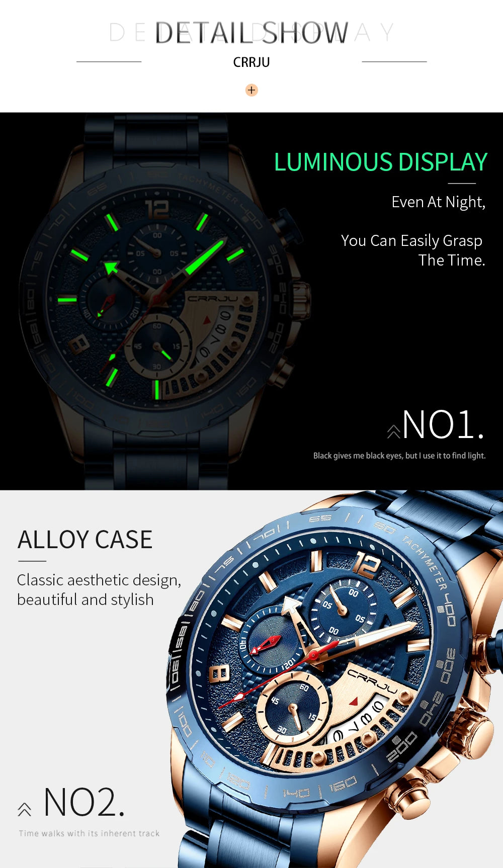 Mens Watches Fashion Stainless Steel Business Watch Luxury Luminous Waterproof Chronograph Quartz Watch Relogio Masculino