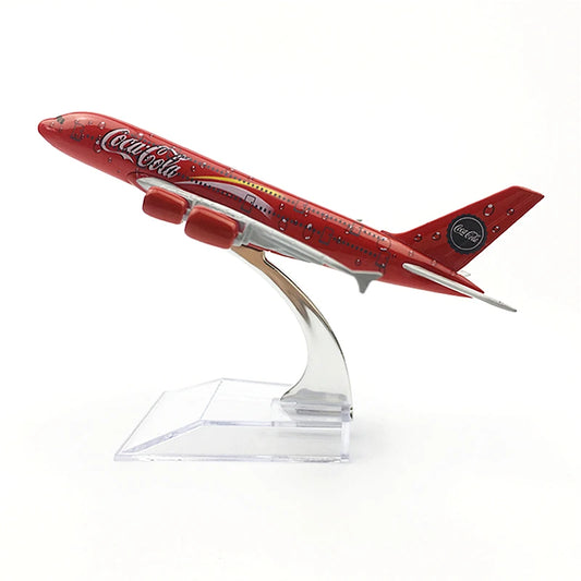 16CM COLA Airlines Airbus A380 Aircraft Model
