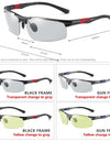 Aluminum Magnesium Frame Driving Photochromic Sunglasses Polarized Sun glasses Men