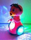 Duck Bubble Machine Toys for Kids Electric Soap Blower Light Music Automatic Maker