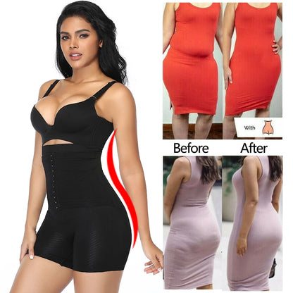 Women Shapewear High Waist Trainer Tummy Control Shorts Slimming Body Shaper Butt Lifter Safety Boyshorts Corrective Underwear