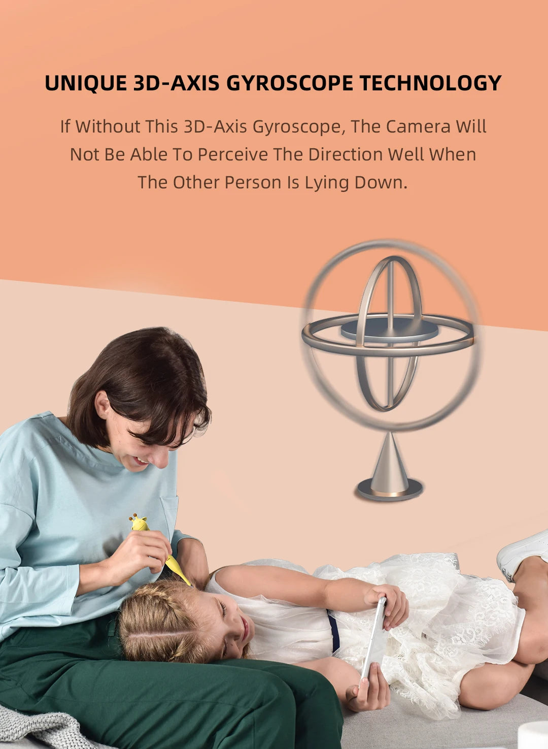 D3 Pro  Use Smart Visual Earpick Ear Cleaner Earax Removal Tool 8.0 MP Camera Otoscope Waterproof  Endoscope