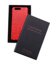 Crocodile Real Leather Cases for iPhone 16 15 Pro Max 14 pro max Genuine Leather Fundas Back Bover