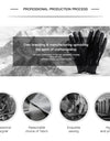 Outdoor Winter Riding Gloves Warm Touchscreen Wear Resistant Non-slip Zipper Cycling Motorcycle Gloves Men Hiking Working