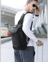 Multi functional Men's Oxford Crossbody Bag Anti-theft Shoulder Bags Short Trip Messenger USB Charging Chest Bag Pack