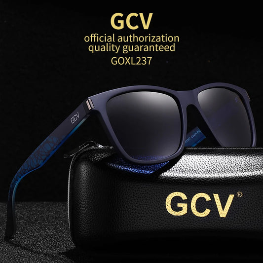 Ultralight TR90 Square Polarized UV400 Mirror Sports Sunglasses for Men Women
